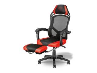SILLA GAMER TRUST RONA GXT 706 APOLLA PIERNAS 120KG ROJO