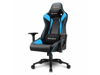 Silla Gamer Sharkoon Elbrus 3 Azul Regulable 180 Grados Soporta 150kg Con Posa Brazos Regulable