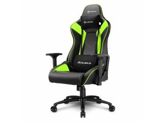 Silla Gamer Sharkoon Elbrus 3 Verde Regulable 180 Grados Soporta 150kg Con Posa Brazos Regulable
