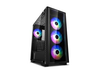 Gabinete DeepCool Matrexx 50 Add-Rgb 4F Incluye 4 Fanes Argb De 120mm Lateral y Frente Vidrio Templado