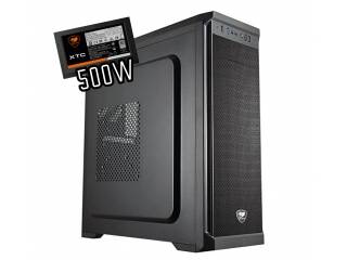 GABINETE COUGAR MX330 X 1 FAN 120MM CON FUENTE 500W CERT 80 PLUS WHITE