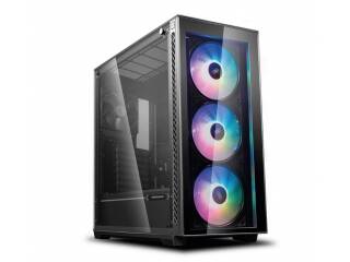 GABINETE DEEPCOOL MATREXX 70 3F ATX 4 FANES 120 MM LATERAL Y FRENTE VIDRIO TEMPLADO USB Y AUDIO PARTE SUPERIOR