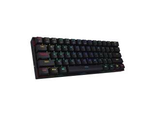 Teclado Gamer Redragon Draconic K530rgb Mecanico Inalambrico Bluetooth Sin Numerico Negro Idioma Español