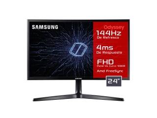 Monitor Samsung 24 C24RG50 Curvo Gamer Full Hd 144Hz 4Ms Led Hdmi 1080P Amd Free Sync Panel VA