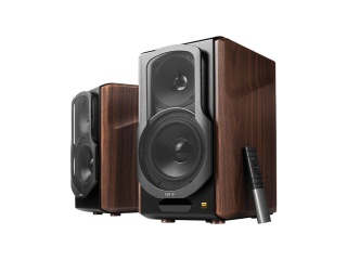 Parlantes EDIFIER S2000MKIII 130w Rms Bluetooth 5.0 Optico HiFi 2.0 Control Remoto Madera