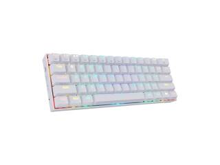 Teclado Gamer Redragon Draconic K530rgb Mecanico Inalambrico Bluetooth Sin Numerico Blanco Idioma Español