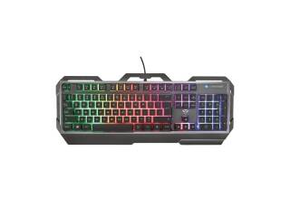 Teclado Gamer Trust Gxt 856 Torac Iluminado Rgb