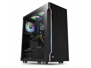 Gabinete Gamer Thermaltake H200 Tg Rgb 1 Fan 120 mm Vidrio Templado Izquierdo