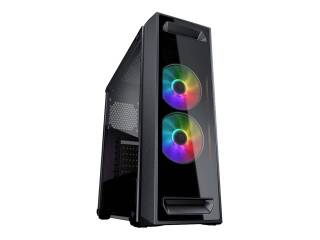 GABINETE COUGAR MX350 RGB VIDRIO TEMPLADO EN EL LATERAL