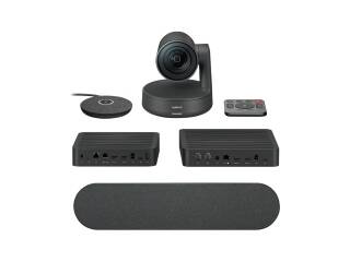 KIit Logitech Vc Rally Plus Camara 2 Parlantes Y 2 Microfonos