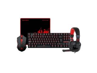 Combo Redragon 4 en 1 Mecanico K522 BB Teclado Mouse Auricular Mouse Pad