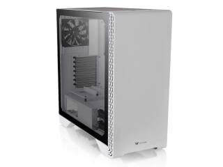 Gabinete Gamer Thermaltake S300 Tg Snow 1 Fan 140mm + 1 Fan 120mm Vidrio Templado Lateral Usb 3.0 Ca-1P5-00m6wn-00