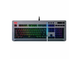 Teclado Mecanico Gamer THERMALTAKE LEVEL 20 RGB Titanium Blue Switch Cherry De Aluminio