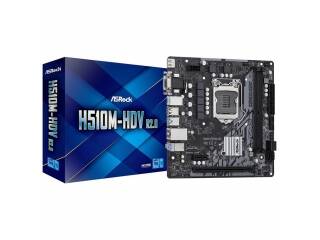 Motherboard Asrock H510m Hvs R2.0 Intel 1200 Ddr4 Hdmi Dvi Vga D-Sub Usb 3.2