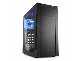 Gabinete Gamer Sharkoon S25-w Atx Sharkoon 3 Fanes 120mm Panel Acrilico Lateral Negro