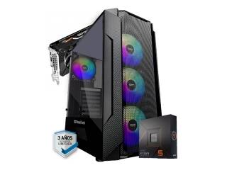 Pc Gamer AMD Ryzen 5 7600 Am5 Ram 16Gb Ddr5 Nvme 1Tb Rtx 3050 8G Gddr6 Hdmi Dp Winndows 10 64bit