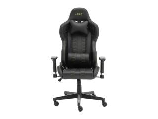 Silla Gamer Acer Shark Reclinable 180 Grados Soporta Hasta 120kg Material Cuero Ecologico Soporte Lumbar y Cervical