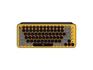 Teclado Mecanico Logitech Pop Keys Blast Inalambrico Hasta 3 Dispositivos Simultaneos