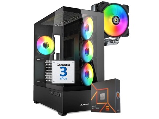 PC Gamer AMD Ryzen 5 7600x (6 N�cleos) - Video RTX 5060 8Gb - RAM 32Gb - 1Tb - Win11 Pro Espa�ol