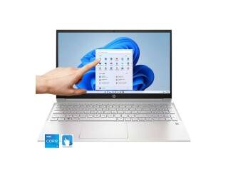 Notebook Hp Intel Core i5 1155g7 4.5Ghz Ram 12Gb Ddr4 Nvme 512Gb Pantalla 15.6 Fhd Tactil Teclado Bt Video Iris Xe Wi11