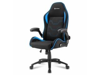 Silla Gamer Sharkoon Elbrus 1 Regulable Soporta Hasta 120kg Material Tela Color Azul Outlet