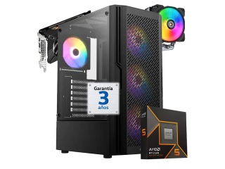 PC Gamer AMD Ryzen 5 9600x - Video RTX 5060 8Gb - RAM 16Gb - 1Tb - Wifi/BT - Win11 Pro Espa�ol