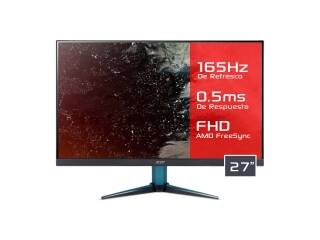 Monitor Gamer Acer 27 Vg272 Lvbmiipx 165Hz 0.5ms Full Hd 1080p Amd FreeSync Hdmi DisplayPort Compatible Con Vesa 100x100