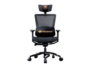Silla Gamer Cougar Argo Soporta Hasta 150kg Reclinable 130 Grados Soporte Lumbar Material Tela Mesh Sintetica