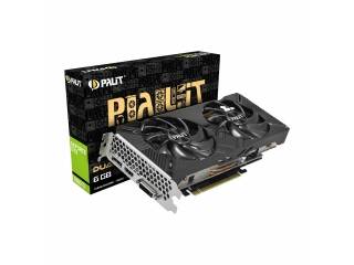 Tarjeta De Video PALIT Gtx 1660Ti 6Gb Gddr6 192bit Dual Fan Gaming GeForce Nvidia Turing Hdmi Dvi DisplayPort