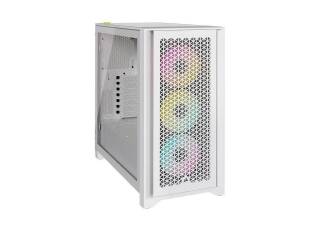 Gabinete Gamer CORSAIR 4000D Airflow Argb 3 Fanes 120mm Vidrio Templado Usb 3.1 Tipo C Usb 3.0 y Audio Frontal
