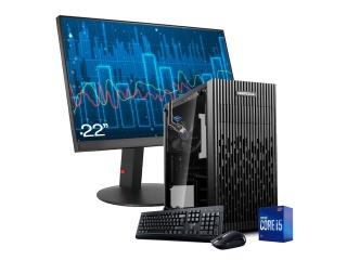 Equipo PC INTEL Core i5 10400 10ma Gen - 16Gb - Ssd 512Gb - Wifi/Bt - Monitor 22" - Windows 11 Pro - Accesorios