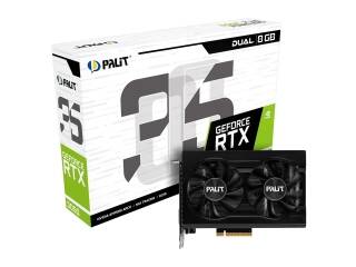 Tarjeta De Video Palit Rtx 3050 8Gb Ddr6 Hdmi Dvi Dp Nvidia GeForce Pci-e 4.0 128bits DirectX OpenGL