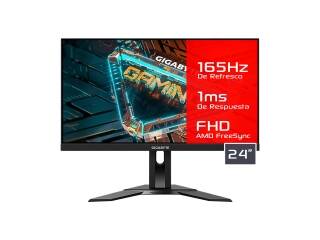 Monitor Gamer GIGABYTE 24 G24f 165Hz 1Ms Full Hd 1080p Panel Ips Amd FreeSync 2x Hdmi Dp Compatible Vesa