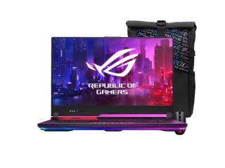 Notebook Asus Gamer Rog G513 AMD Ryzen 7 6800h 4.7Ghz 8Gb Ddr5 Nvme 512Gb Rtx 3050 4Gb Pantalla 15.6 Fhd 144Hz Rgb W11