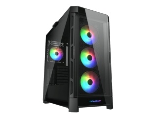 Gabinete Cougar Duoface Pro Rgb 4 Fanes Argb 120mm Vidrio Templado