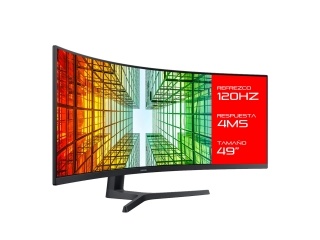Monitor Gamer SAMSUNG 49 Dual Qhd Curvo 120Hz Fhd Hdmi Dp Usb Usb-c Rj45