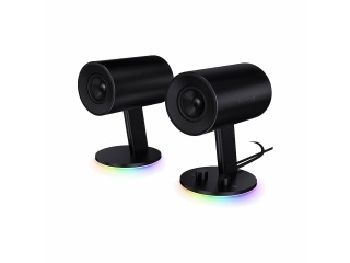 Sistema de Audio Gamer Razer Nommo Rgb 2.0 Para Pc Chroma Usb Altavoces Negro