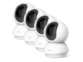 Camara Seguridad Tplink Tapo C200 Wifi Full Hd 1080p 360 Grados Vision Nocturna x 4 Unidades