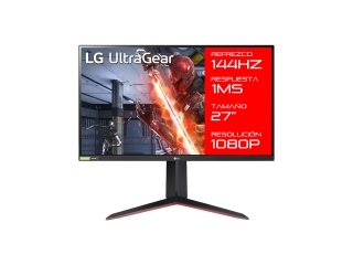 Monitor LG Gamer 27GN65R-B 27 Panel Led Ips Full Hd 144hz 1080p FreeSync Hdmi DisplayPort Compatible Vesa 100x100