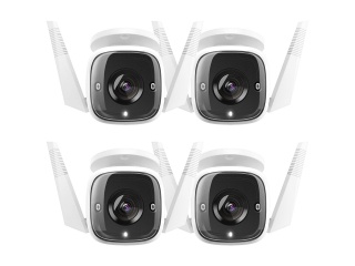 Camara De Seguridad Ip Wifi Tp-link Tapo C310 2k 3mpx x4 Unidades Vision Nocturna Exterior Ranura Memoria MicroSD