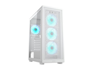 Gabinete Gamer COUGAR MX220 + 3 Fan 120mm ARGB Mid Tower Usb-C Blanco
