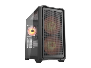 Gabinete Gamer COUGAR MX600 Mini + 3 Fan Argb 120mm y 160mm Mini Tower Usb 3.0