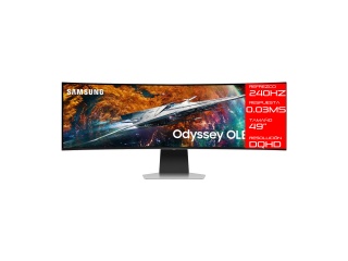Monitor Gamer Curvo SAMSUNG Odyssey 49 G9 956 240Hz 0.03Ms DQHD 1440p Panel Oled GSync Hdmi Dp Compatible Vesa 100x100
