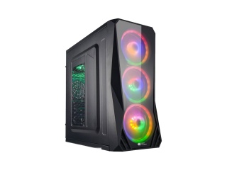 Gabinete Gamer Shot Gaming FA3148 Rgb Atx Con Frontal de Acrilico