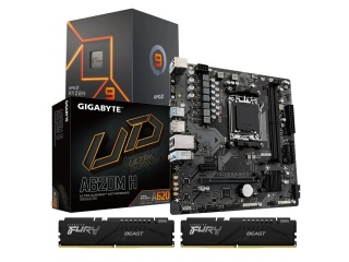 Kit Actualizacion AMD Ryzen 9 9700 Ram 32Gb Ddr5 5600Mhz Motherboard A620 Am5