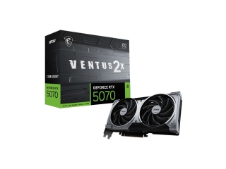Tarjeta De Video MSI RTX 5070 12Gb Gddr7 Ventus OC 2 Fanes Hdmi Dp Nvidia GeForce Pci-e 5.0 192bits