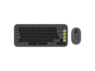Combo LOGITECH Pop Icon Inalambrico Teclado y Mouse Grafito Usb 920-013052
