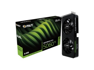 Tarjeta De Video PALIT RTX 5060Ti 8Gb Gddr7 Dual Fanes Hdmi Dp Nvidia GeForce Pci-e 5.0 128bits