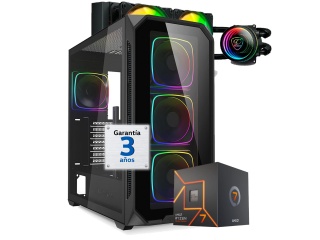 PC Gamer AMD Ryzen 7 7700 - Video RTX 5070 12Gb - RAM 32Gb - 1Tb - Win11 Pro Espa�ol