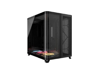 Gabinete CORSAIR AIR 5400 RS-R ARGB + 3 Fanes 120mm ARGB Negro CC-9011318-WW